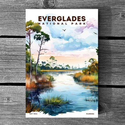 Everglades National Park Poster, Travel Art, Office Poster, Home Decor | S8 - image3